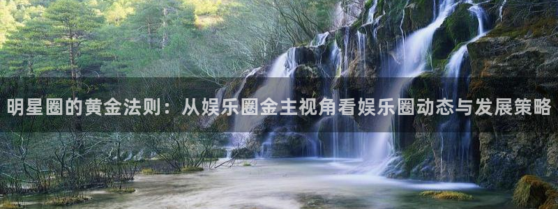 星辉平台网站平台：明星圈的黄金法则：从娱乐圈金主视角看娱乐圈动态与发展策略